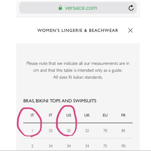 NEW Versace Underwire Cup Mare Donna Bikini Top - Picture 8 of 8